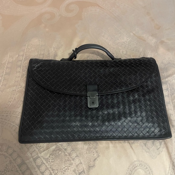 Bottega Veneta Mens Brown Briefcase - Picture 15 of 15